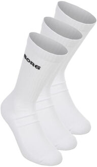 Björn Borg Essential Crew Sportsokken Verpakking 3 stuks Unisex-wit - 35-38,39-42