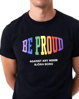 Björn Borg Heren borg sthlm proud t-shirt - maat S Zwart