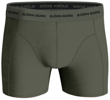 Björn Borg Heren boxershort 5p cotton stretch Groen - L