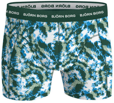 Björn Borg Heren boxershort 7 pack cotton stretch - maat M Groen