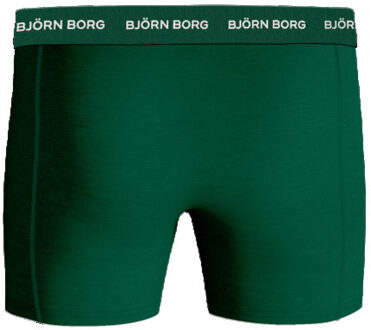Björn Borg Heren boxershort 7 pack cotton stretch - maat S Groen