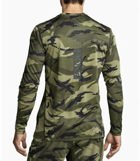 Björn Borg Heren longsleeve axton perf Groen - M