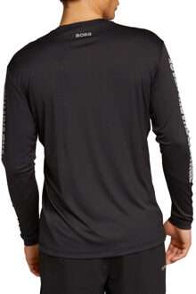 Björn Borg Heren longsleeve night perf - maat M Zwart
