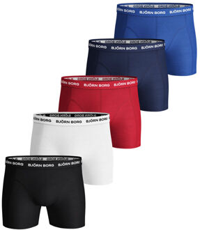 Björn Borg Heren Onderbroeken 5-Pack Boxers Black Mix - Multi - Maat S