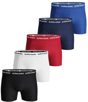 Björn Borg Heren Onderbroeken 5-Pack Boxers Black Mix - Multi - Maat XL