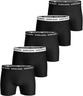 Björn Borg Heren Onderbroeken 5-Pack Boxers Blacker - Zwart - Maat S