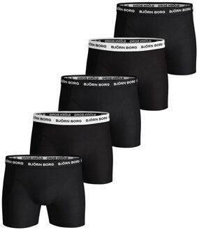 Björn Borg Heren Onderbroeken 5-Pack Boxers Blacker - Zwart - Maat XXL