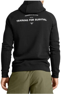 Björn Borg Hoodie met logoprint Zwart