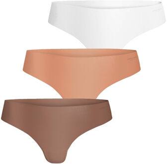 Björn Borg Invisible String Verpakking 3 Stuks Dames-Beige - XL