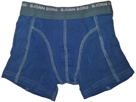 Björn Borg Jongens boxershort 2p basic - maat 110/116 Blauw