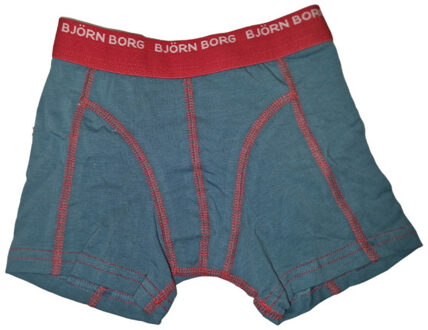 Björn Borg Jongens boxershort 2p basic - maat 122/128 Blauw
