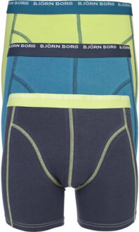 Björn Borg Jongens boxershort 3p basic Blauw - 98/104