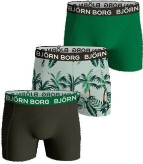 Björn Borg Jongens boxershort 3p core Groen - 146/152