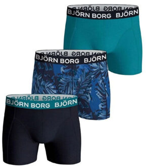 Björn Borg Jongens boxershort 3p core - maat 134/140 Blauw