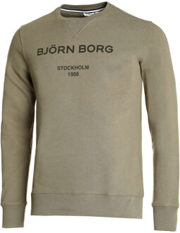 Björn Borg Logo Sweatshirt Heren olijf - S,M,L,XL,XXL
