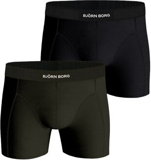Björn Borg lyocell boxershorts 2-pack zwart-groen - XL
