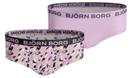 Björn Borg Meisjes 2-pack Paint Hipsters Roze - 170