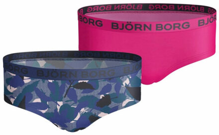 Björn Borg Meisjes hipster 2p Roze - 122/128