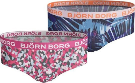 Björn Borg meisjes hipsters 2pack Arrows & Summer Palm