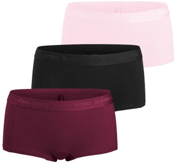 Björn Borg Meisjes minishorts 3p - maat 98/104 Veelkleurig