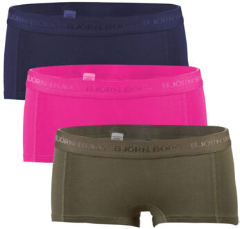 Björn Borg Meisjes minishorts 3p - maat 98/104 Veelkleurig
