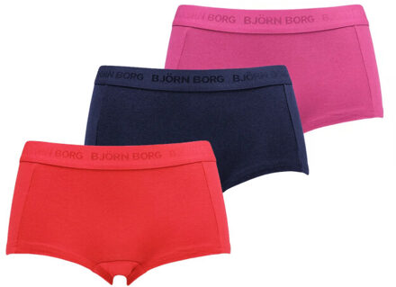 Björn Borg Meisjes minishorts 3p-pack Blauw - 98/104