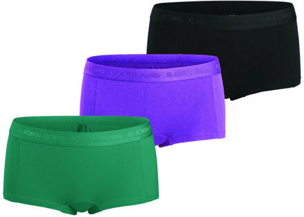 Björn Borg Meisjes minishorts 3p Veelkleurig - 98/104