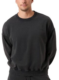 Björn Borg Oversized Washed Sweatshirt * Actie * Zwart - Medium,Large,X-Large,XX-Large