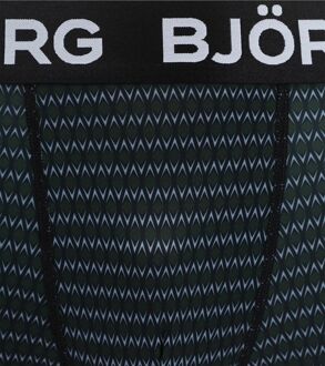 Björn Borg Performance Boxers 2-Pack Zwart Petrol Multicolour