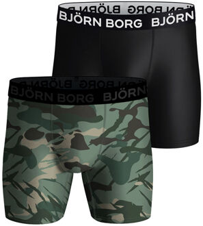 Björn Borg Performance Boxershort Verpakking 2 Stuks Heren veelkleurig - L