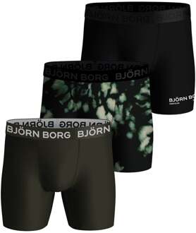 Björn Borg Performance Boxershort Verpakking 3 Stuks Heren veelkleurig