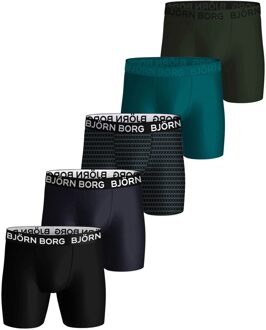 Björn Borg Performance Boxershorts Heren (5-pack) - L