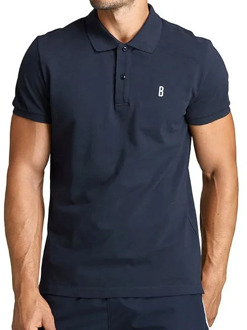 Björn Borg Regular fit polo van piqué katoen met logoborduring Donkerblauw - S