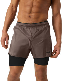 Björn Borg Running 2in1 Shorts Heren paars - L