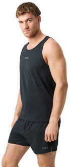 Björn Borg Running perforated Singlet Heren zwart - L