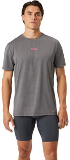 Björn Borg Running Perforated T-Shirt Heren grijs - M