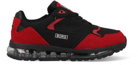 Björn Borg Sneakers X500 PRF BLK 0950 Zwart / Rood-31 maat 31