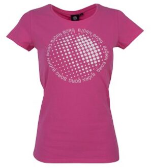 Björn Borg Sport Mio SS Tee * Actie * Blauw,Rood - Small