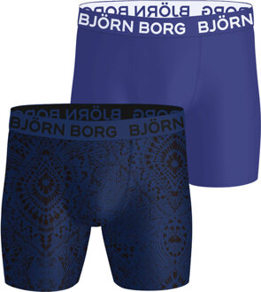 Björn Borg Sports Microfiber Boxer 2-pack Heren blauw - 2XL