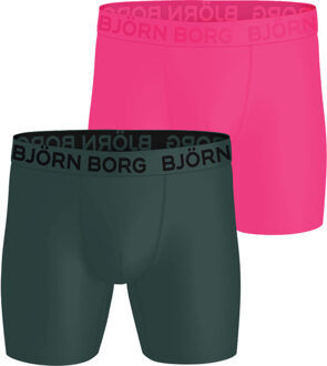 Björn Borg Sports Microfiber Boxer 2-Pack Heren roze - XL