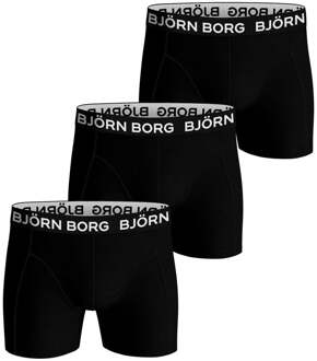 Björn Borg Stretch Boxershort Verpakking 3 Stuks Heren-Zwart - XXL