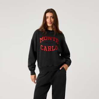 Björn Borg Studio Oversized Sweatshirt Dames zwart - L