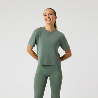 Björn Borg Studio Soft Cropped T-shirt Dames salie - XS,S,M,L,XL