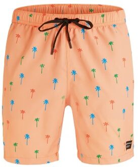 Björn Borg Swim Loose Shorts Mini Palm * Actie * Geel,Blauw - Small