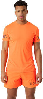 Björn Borg T-Shirt Heren oranje - S