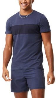 Björn Borg T-shirt Stripe Blauw - Small