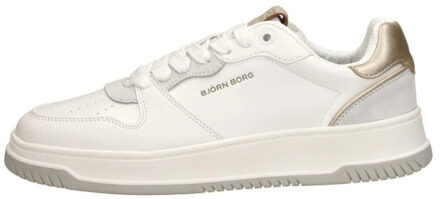 Björn Borg T2700 lea white/sand - maat 38 Wit