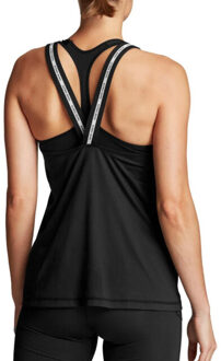 Björn Borg Tank Elastic Tanktop Dames zwart - L