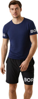 Björn Borg Training Shirt Heren navy - wit