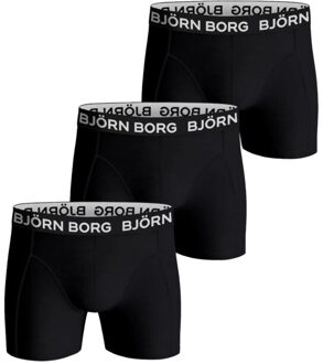 Bjorn Borg boxershorts cotton stretch 3-pack zwart